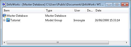 InfoWorks Explorer